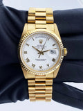 day Rolex Gold White Dial