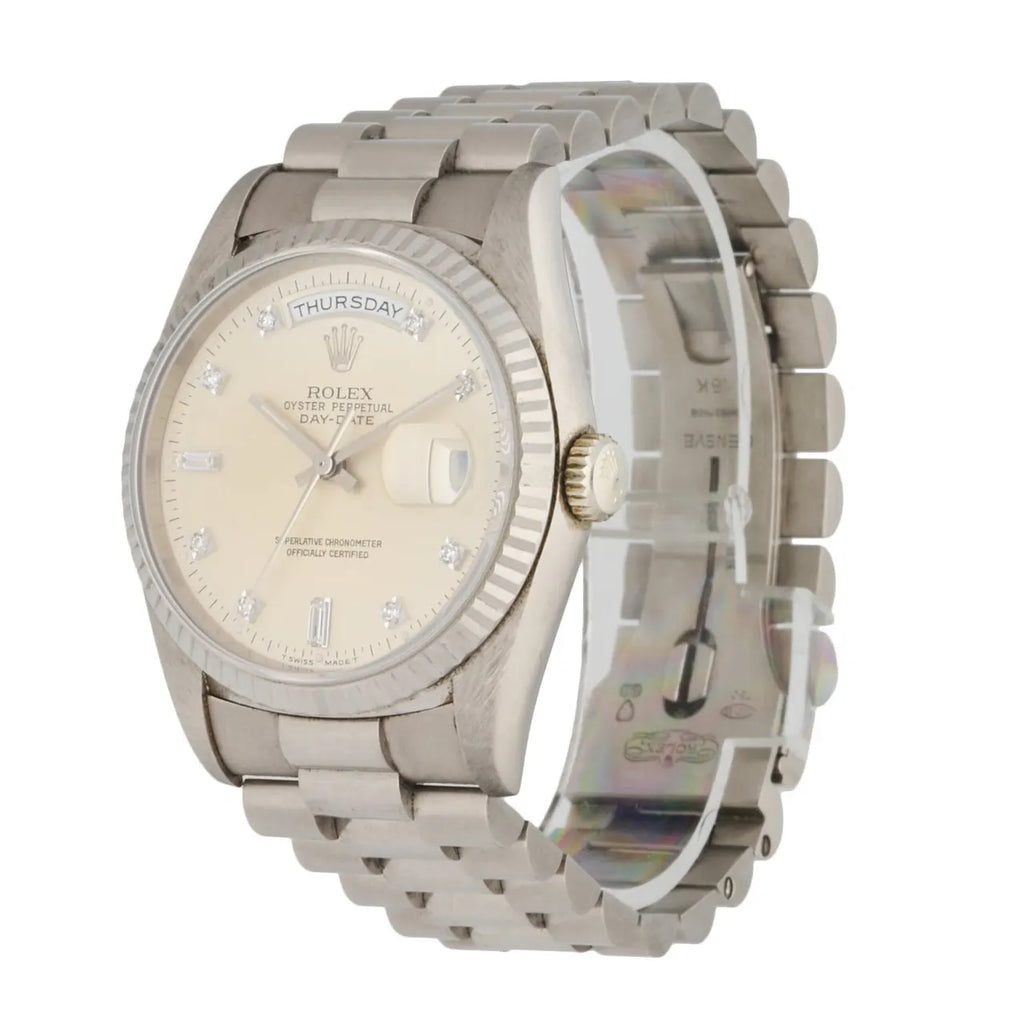 Rolex Platinum Diamond Champagne - Hình 2