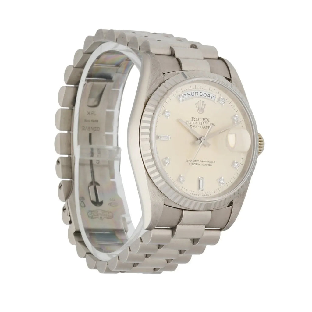 Rolex Platinum Diamond Champagne - Hình 3