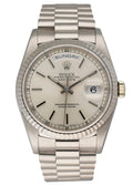 dial Rolex Platinum Silver Day-Date