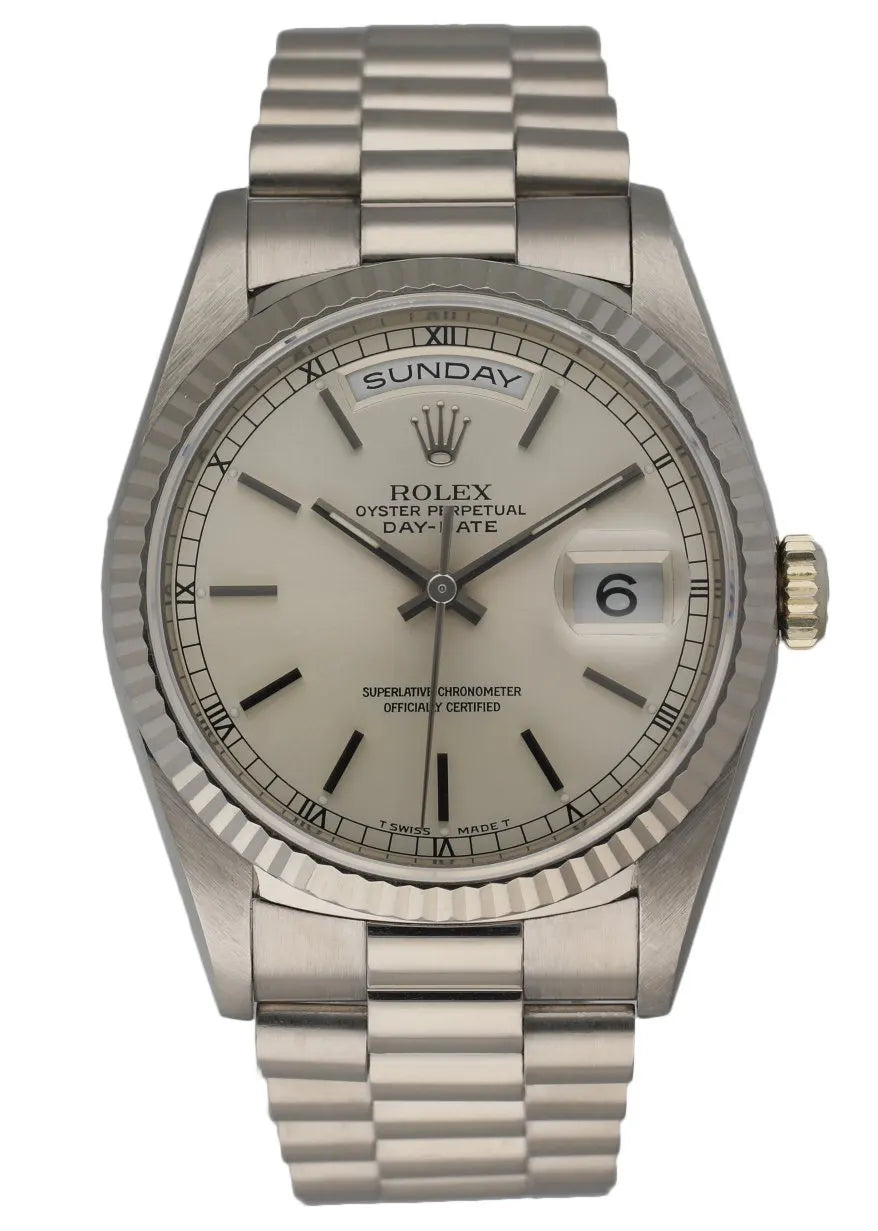 day Rolex Platinum Ice Blue Dial