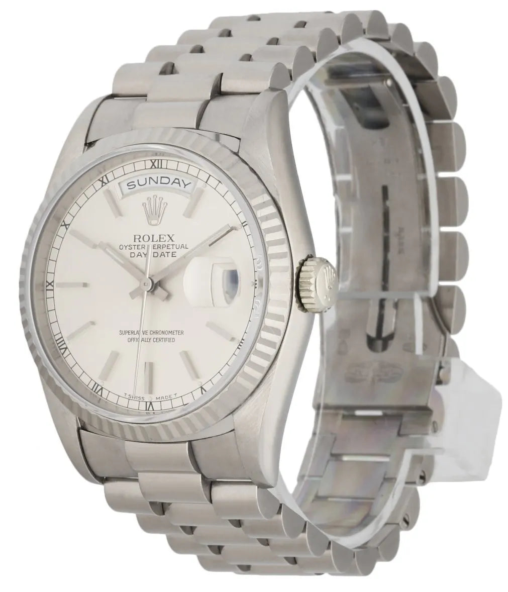 day Rolex Platinum Ice Blue Dial - Hình 2