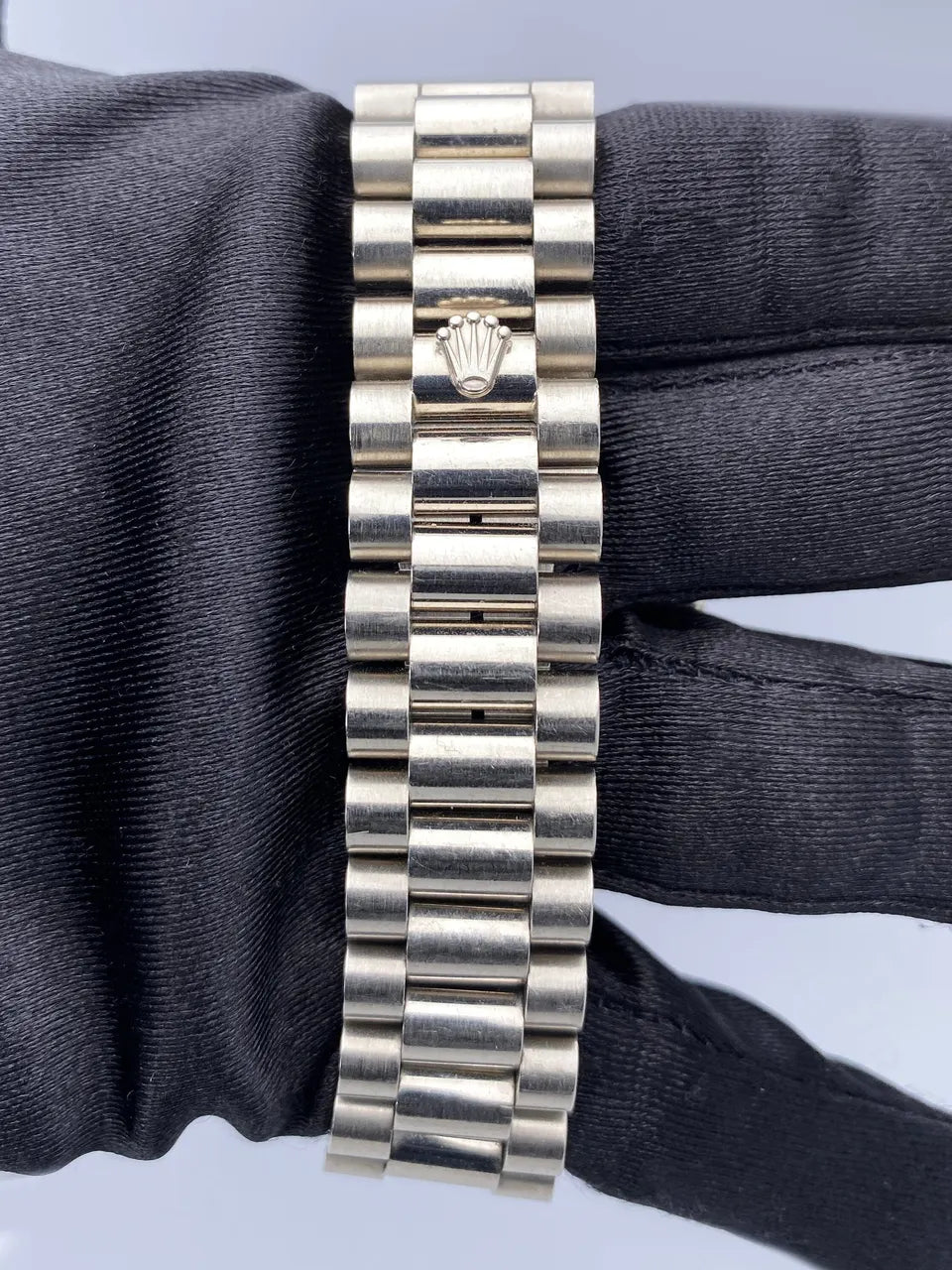 stainless steel Rolex Day-Date Black Dial - Hình 7