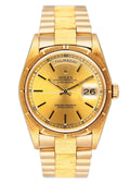 Rolex Gold Champagne Textured