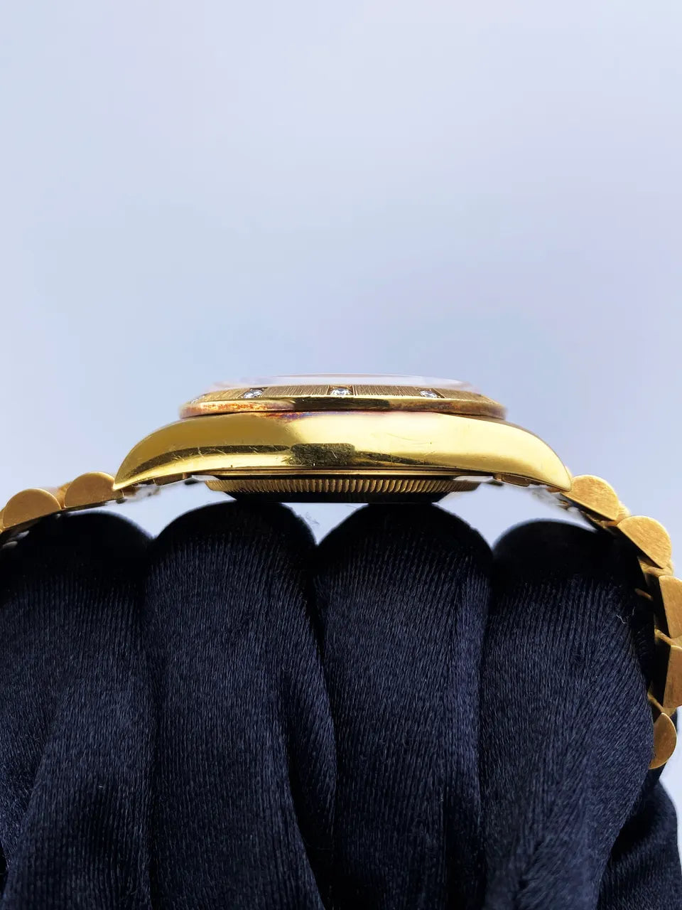 bezel Rolex Gold Diamond Day-Date - Hình 5