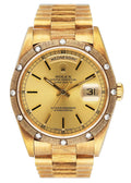 bezel Rolex Gold Diamond Day-Date