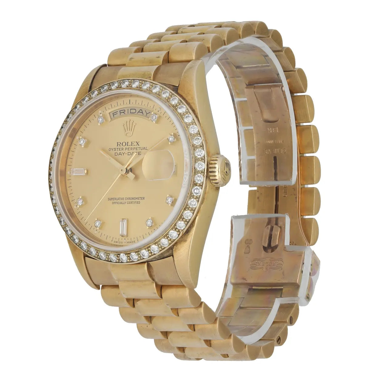 Rolex Gold Diamond Bezel - Hình 2