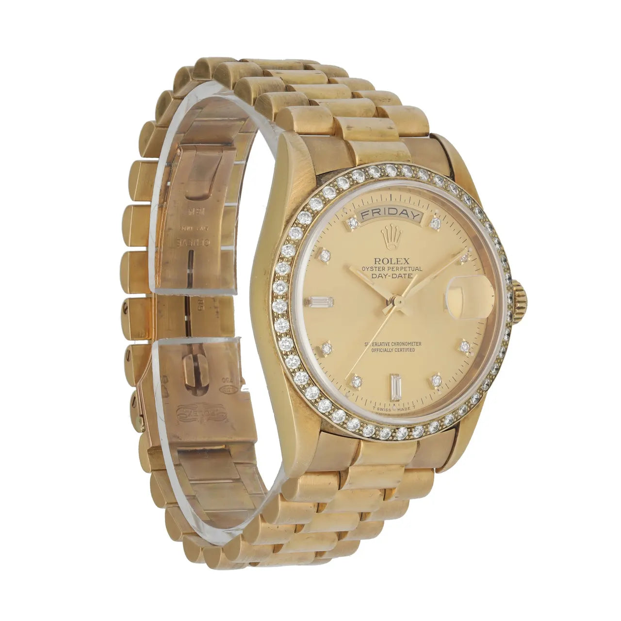 Rolex Gold Diamond Bezel - Hình 3