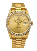 Rolex Gold Diamond Bezel