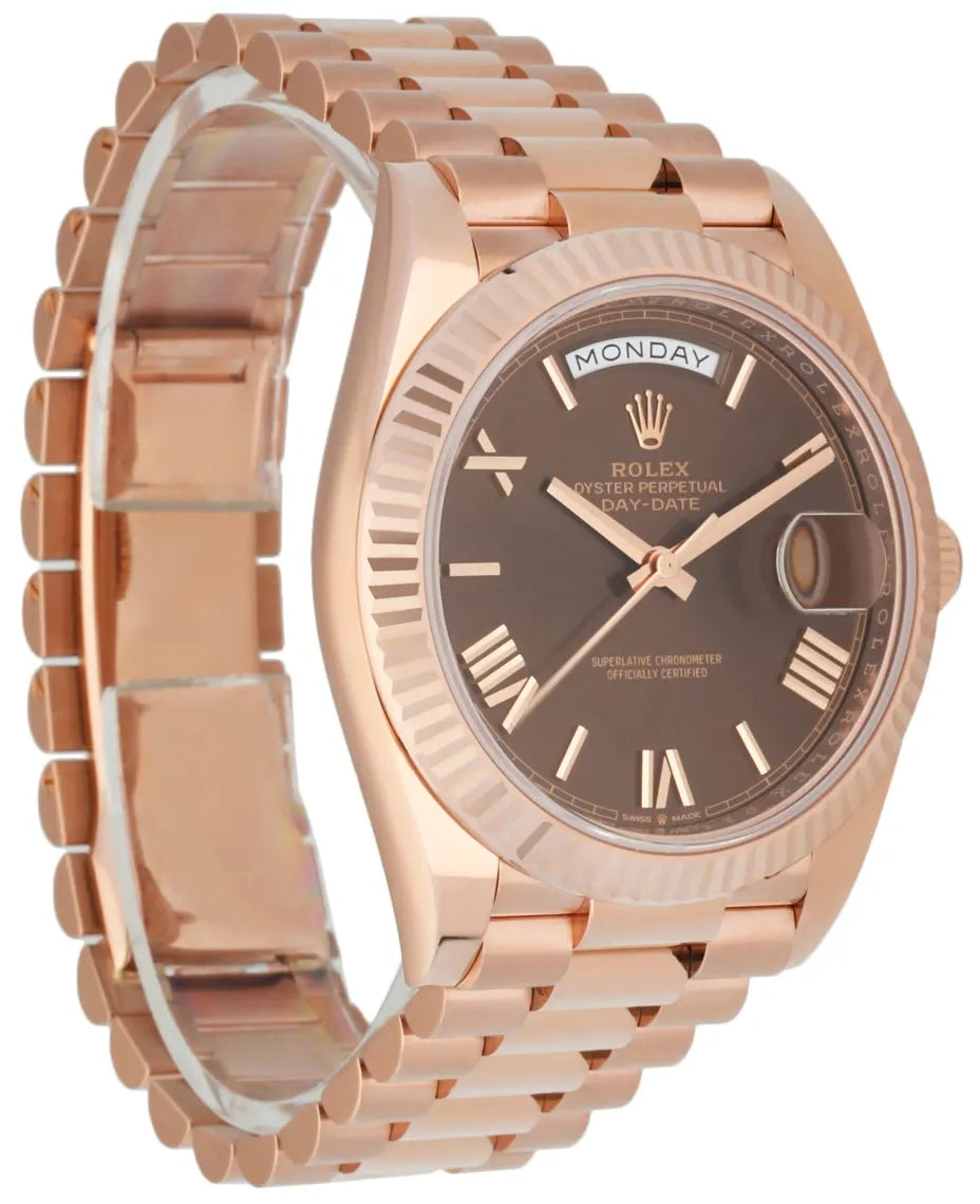 Rolex Day-Date Chocolate Dial - Hình 3
