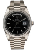 Rolex Day-Date Black Dial stainless steel