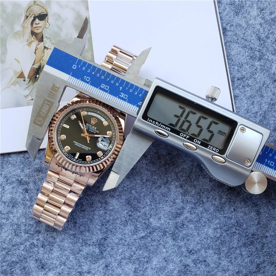 Rolex Olive Green Gold - Hình 3