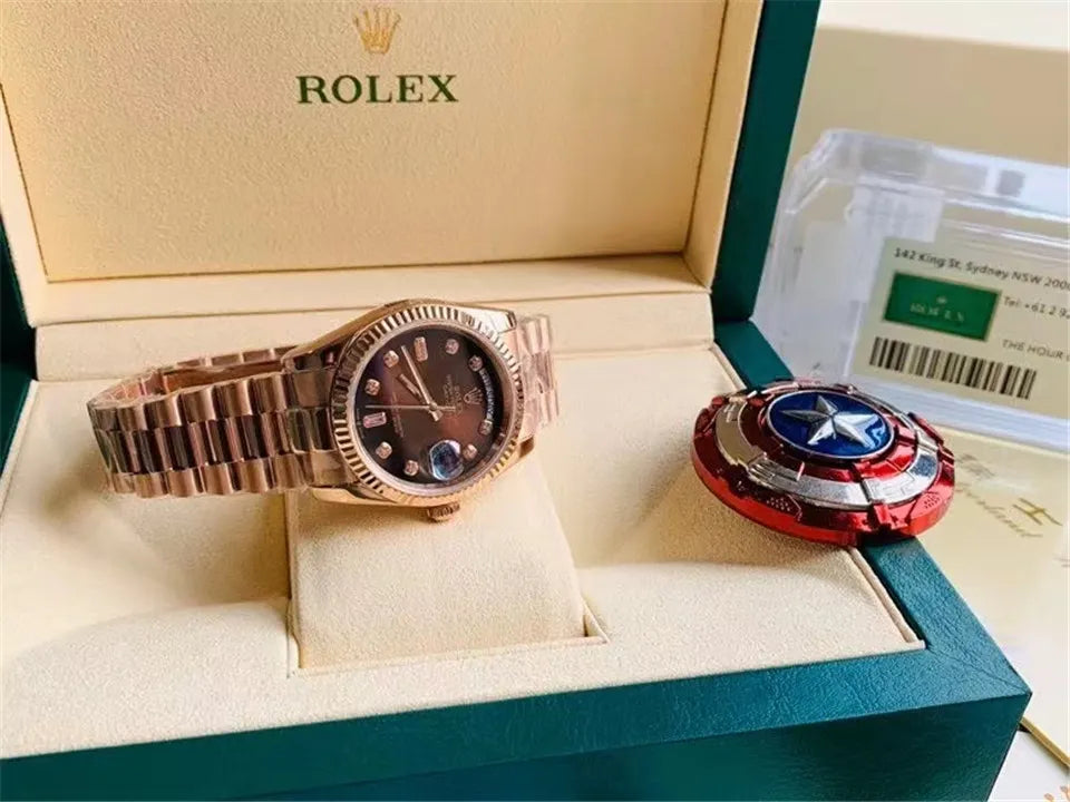 Rolex Chocolate Diamond Day-Date - Hình 5