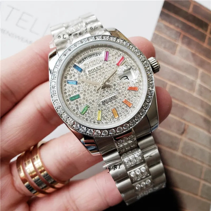 Rolex Rainbow Diamond Day-Date - Hình 9