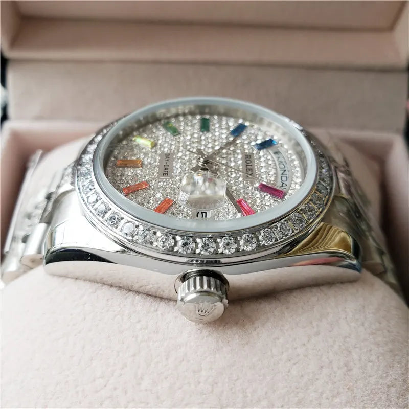 Rolex Rainbow Diamond Day-Date - Hình 7