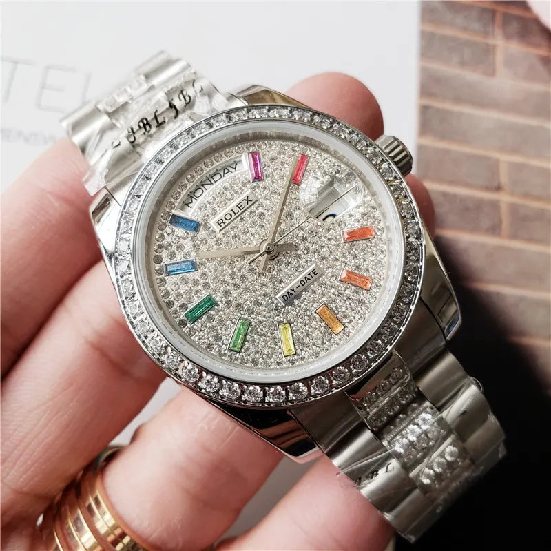 Rolex Rainbow Diamond Day-Date - Hình 2