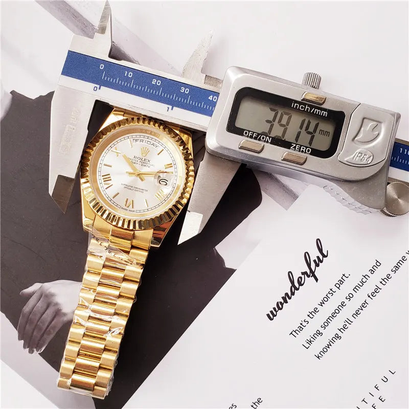 Rolex Gold Silver Day-Date - Hình 2