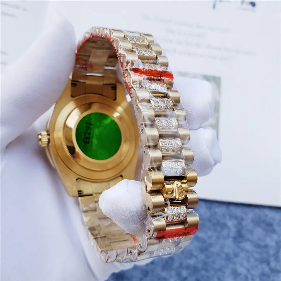 Rolex Gold Diamond Day-Date Arabic Dial - Hình 5