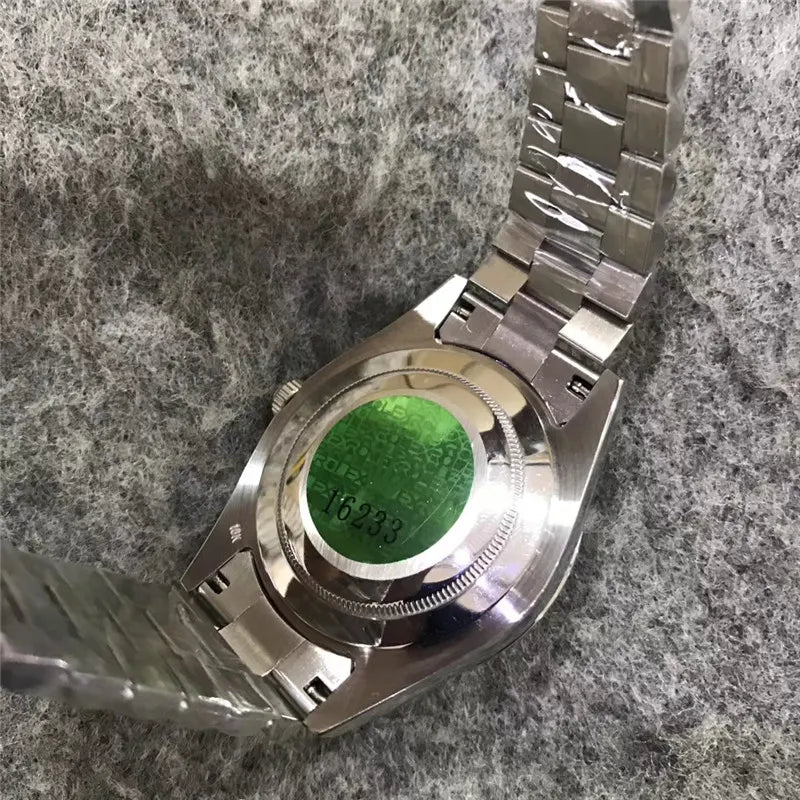 Rolex Day-Date Black Dial stainless - Hình 3