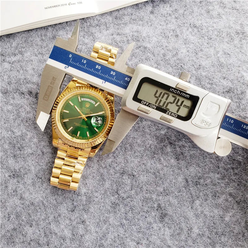 Rolex Day-Date Gold Green - Hình 2