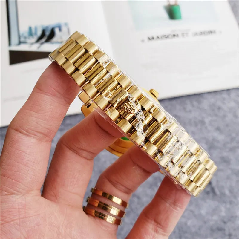 Rolex Day-Date Gold Green - Hình 4
