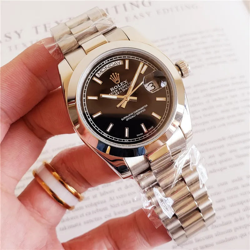 Rolex Brown Dial Day-Date - Hình 6