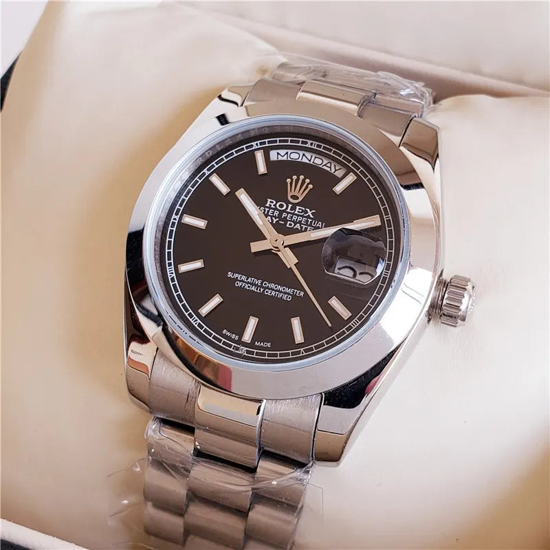 Rolex Brown Dial Day-Date - Hình 2