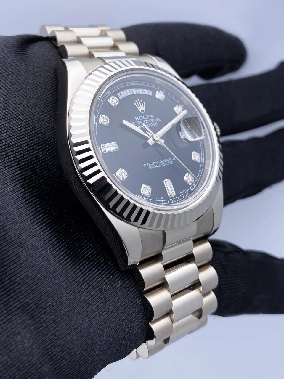 Rolex Day-Date Black Diamond - Hình 3