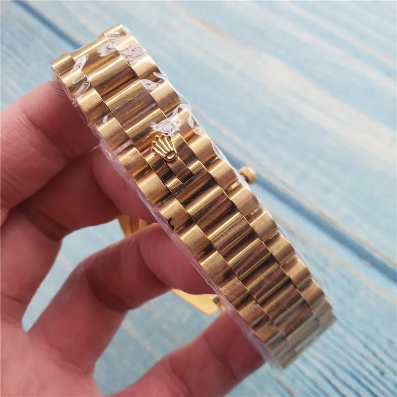 Rolex Day-Date Gold Diamond president - Hình 3