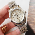 dial Rolex Silver Diamond Day-Date