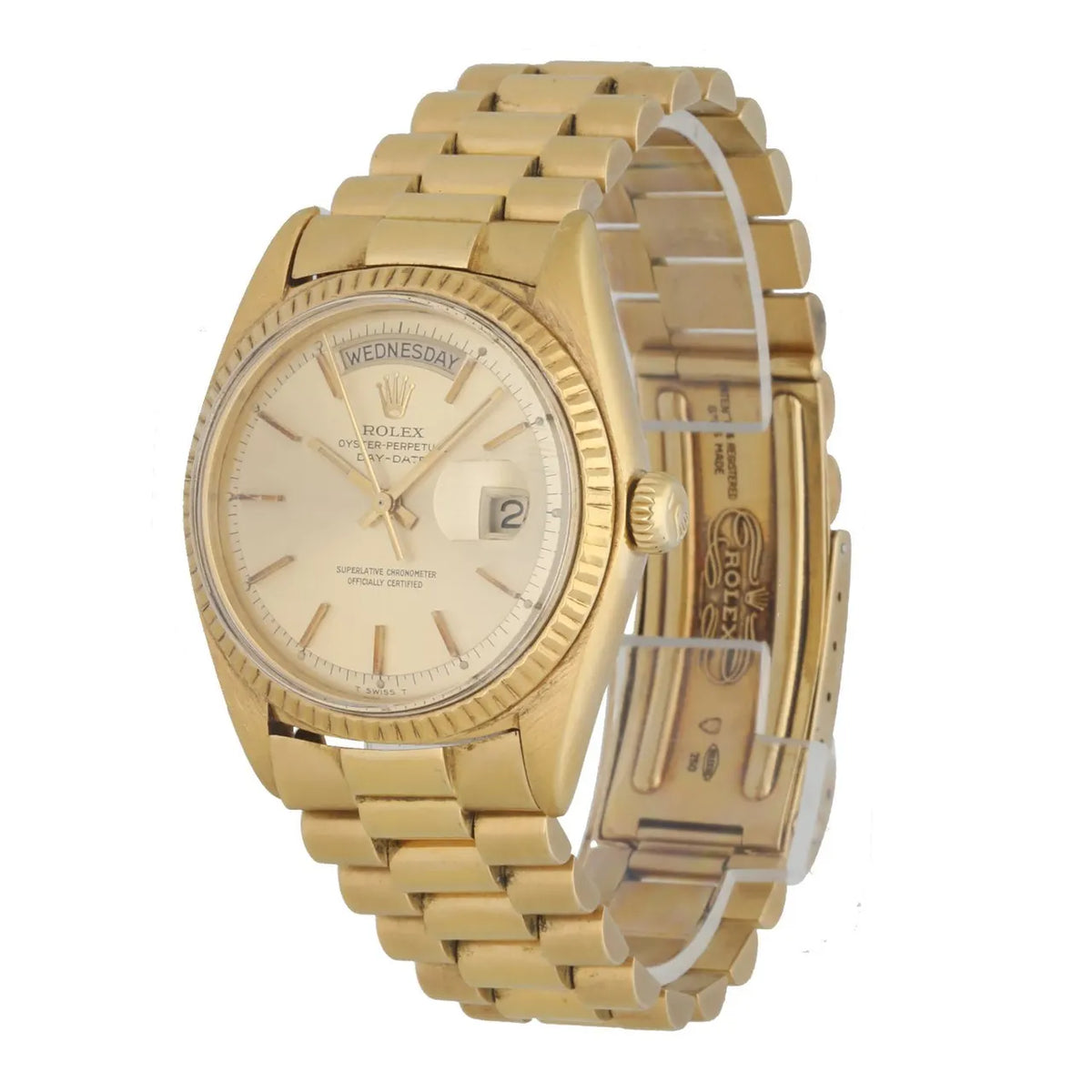president Rolex Day-Date Gold Champagne - Hình 2
