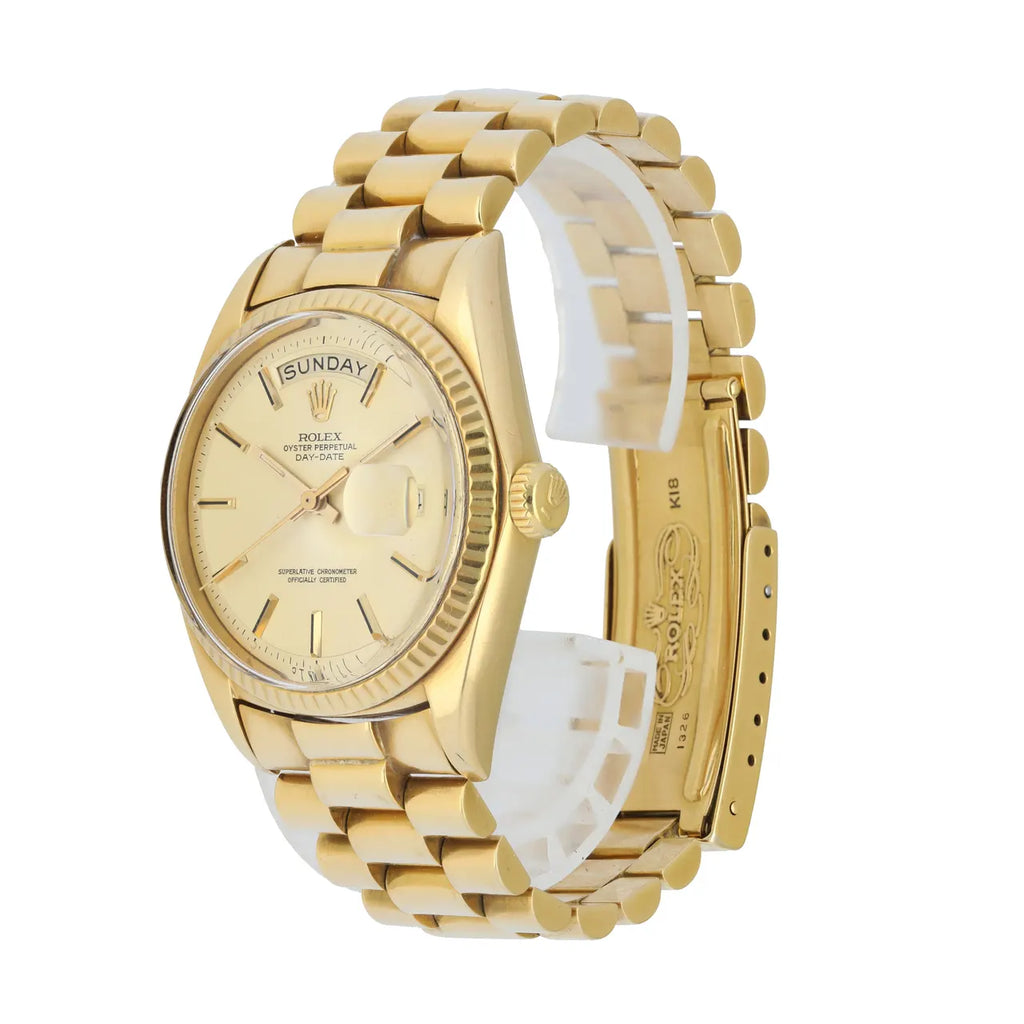 dial Rolex Gold Champagne Day-Date - Hình 3