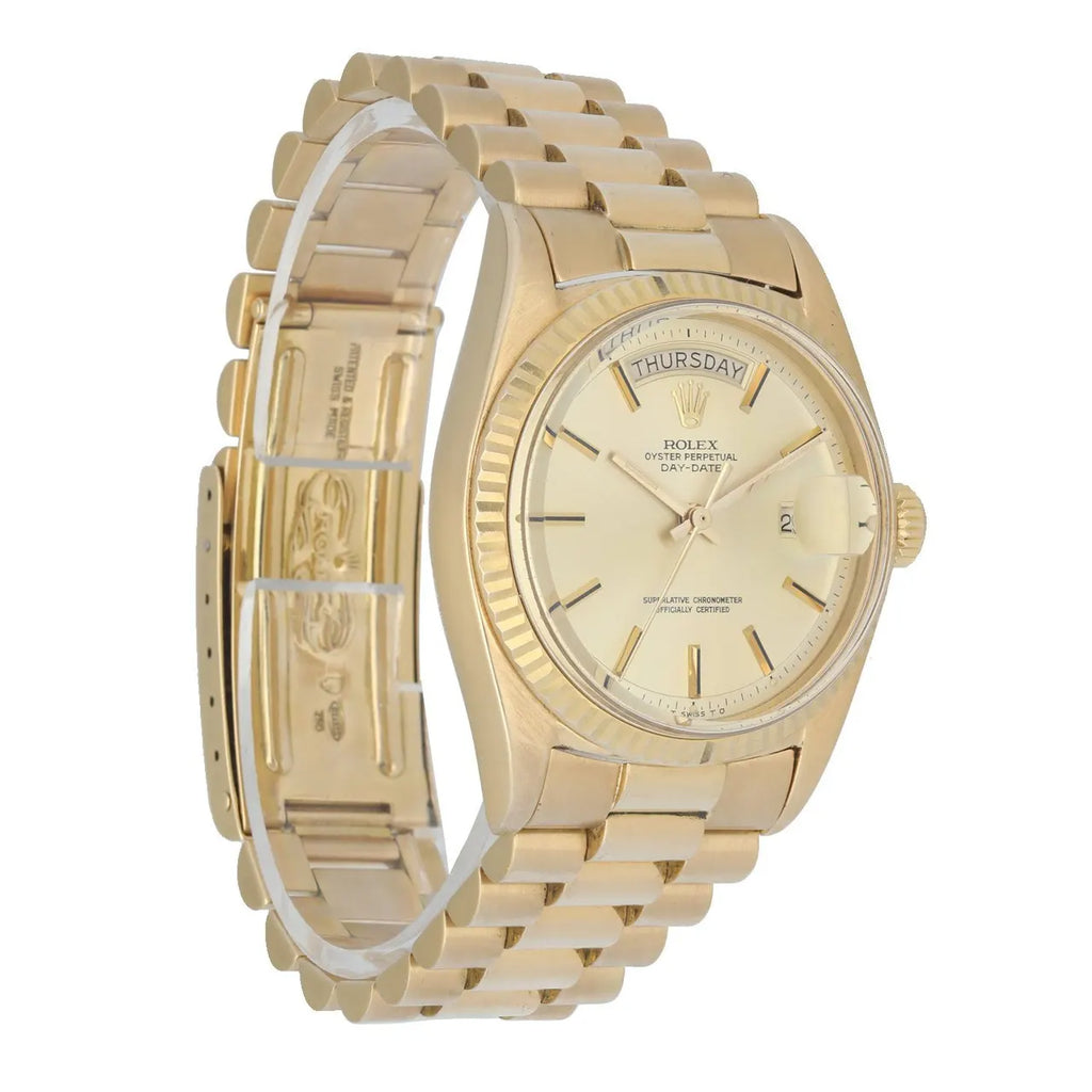 dial Rolex Gold Champagne Day-Date - Hình 3