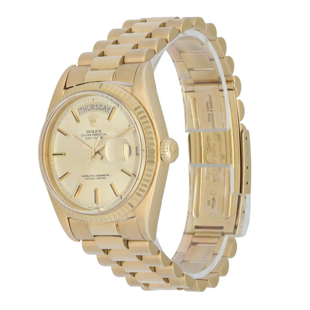 dial Rolex Gold Champagne Day-Date - Hình 2
