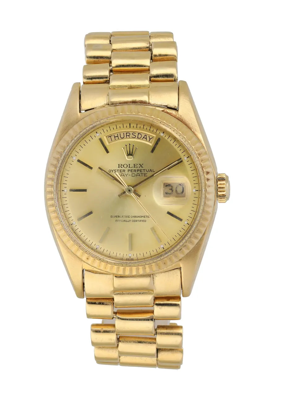 iconic Rolex Day-Date Gold Champagne