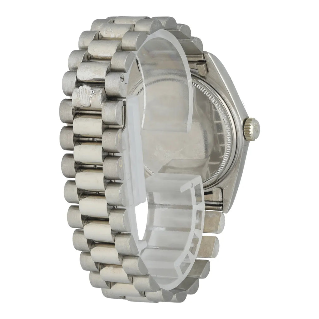 dial Rolex Day-Date Silver Stainless - Hình 4