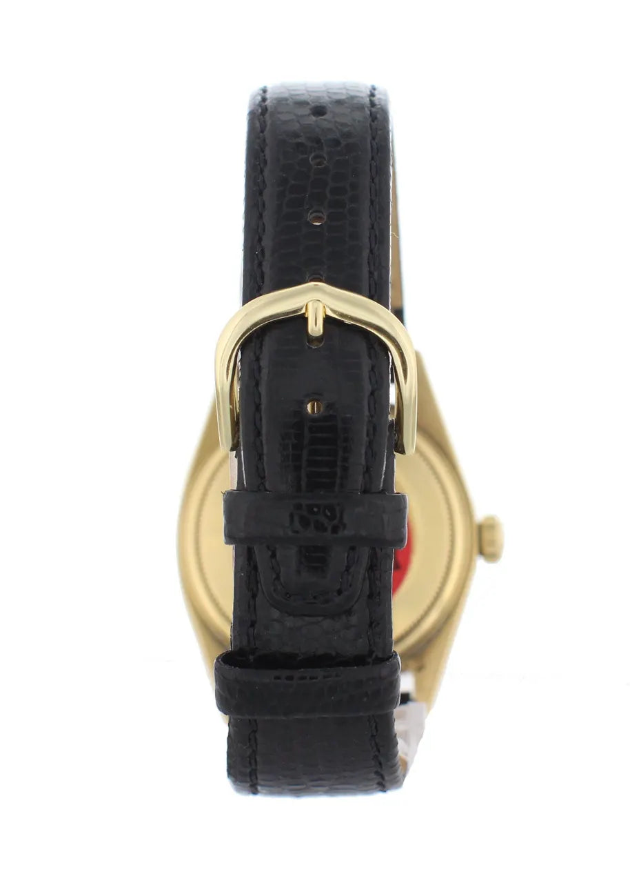 black Rolex Day-Date Gold Champagne Dial - Hình 5