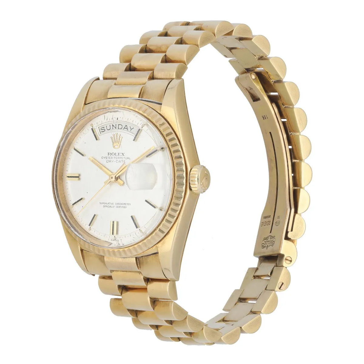 Rolex Gold Silver Linen Dial - Hình 2