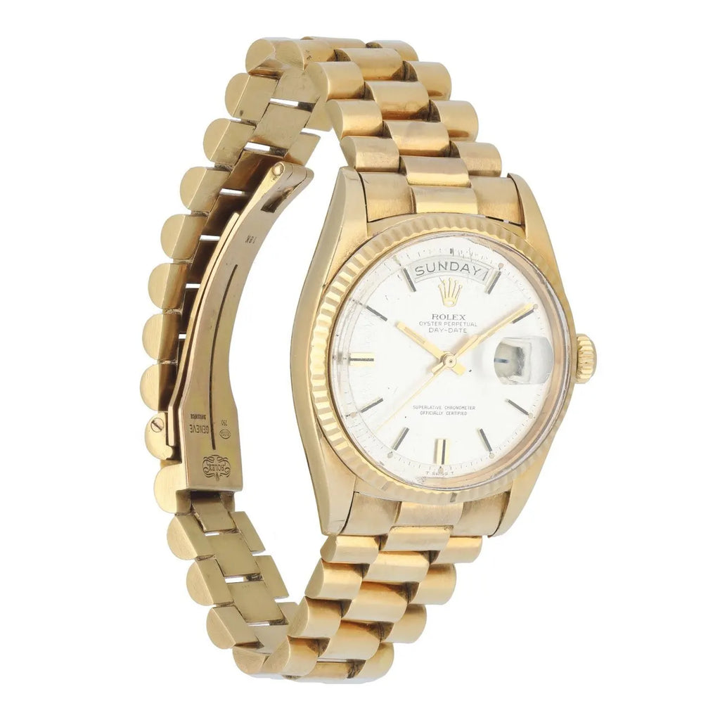 Rolex Gold Silver Linen Dial - Hình 3