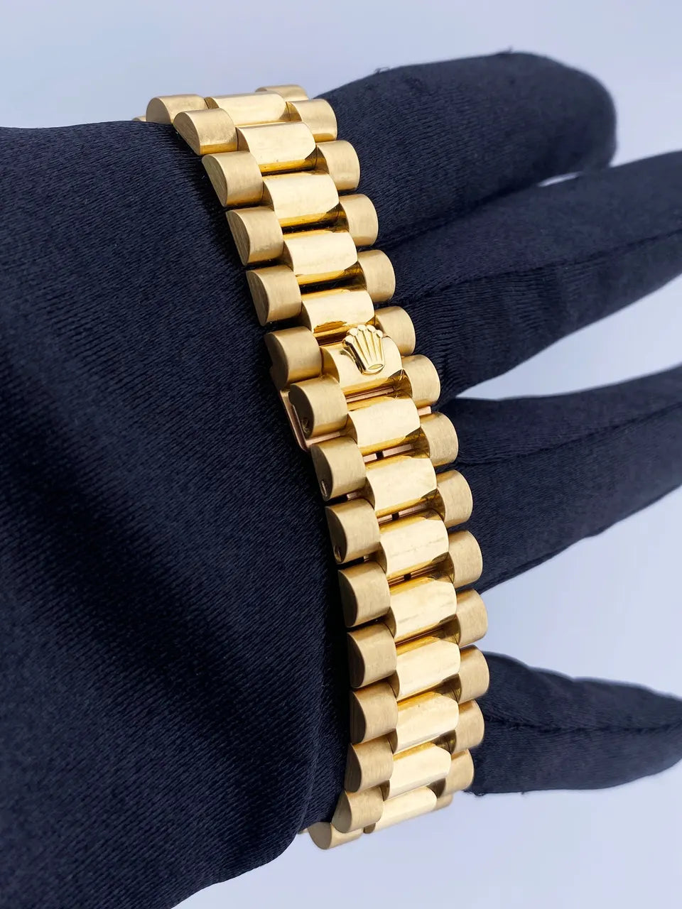 Rolex Day-Date Blue Dial Gold - Hình 6