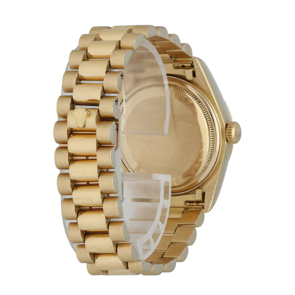 Rolex Day-Date Gold Ivory Roman - Hình 5