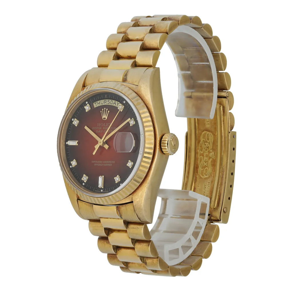 Rolex Day-Date Red Dial - Hình 2