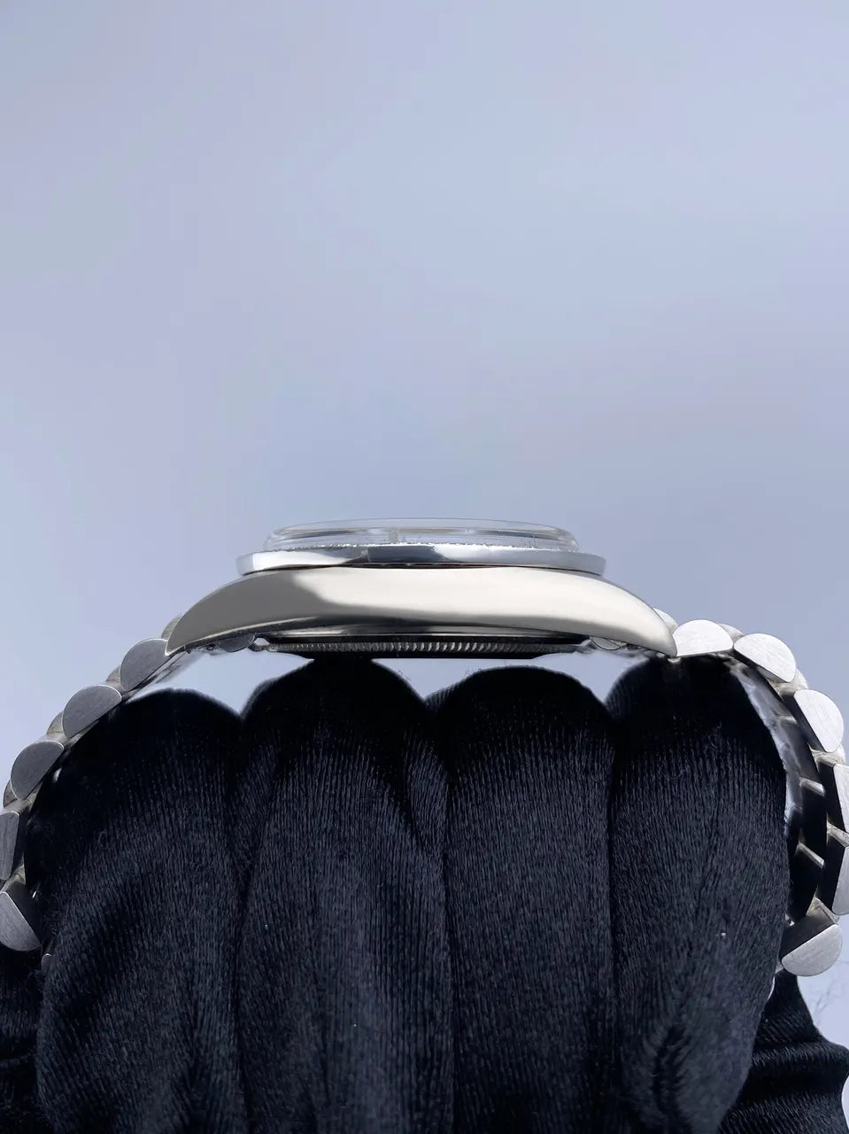 Rolex Platinum Diamond Black Dial - Hình 5