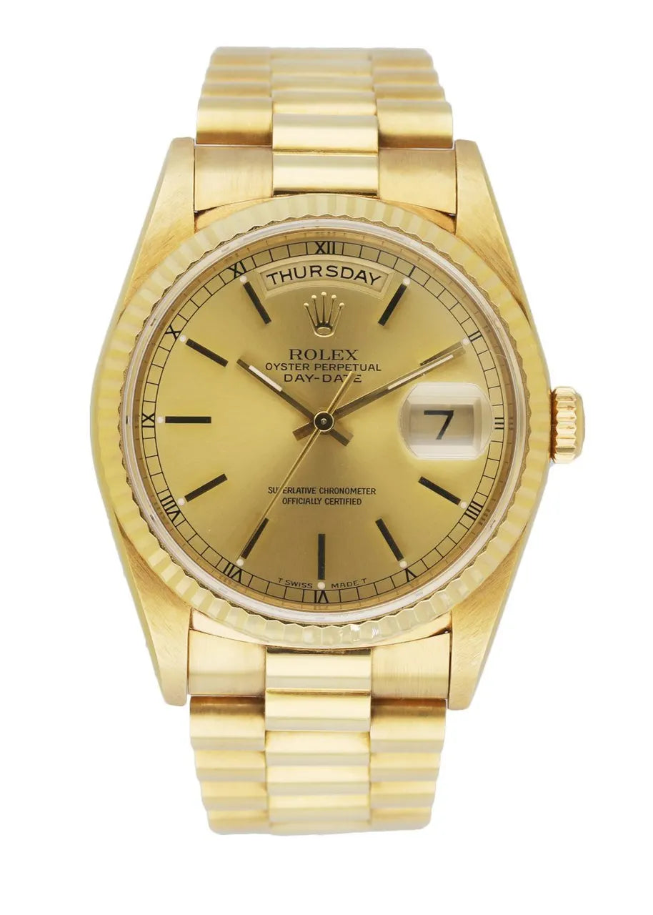 dial president Rolex Day-Date Gold Champagne