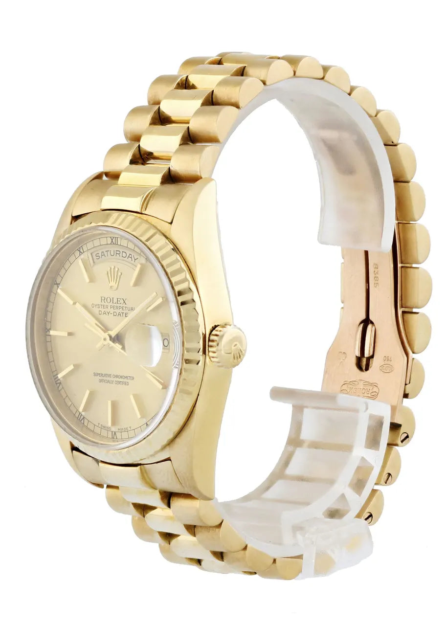 Rolex Day-Date Gold Champagne 9672 - Hình 3