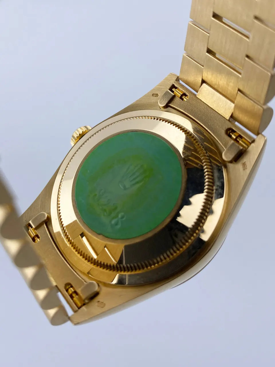 president Rolex Day-Date Gold Black Dial - Hình 6