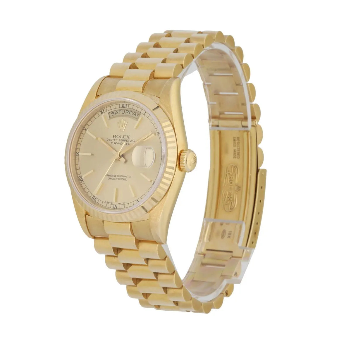 Rolex Gold Champagne Day-Date - Hình 2