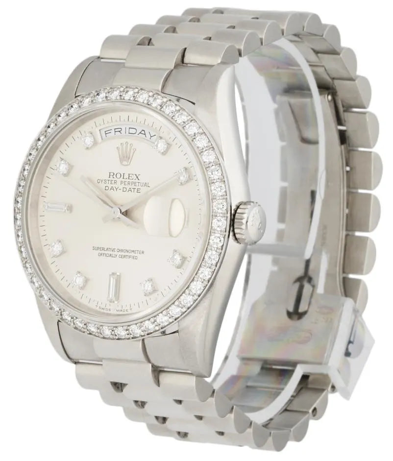 Rolex Day-Date Diamond Bezel - Hình 9