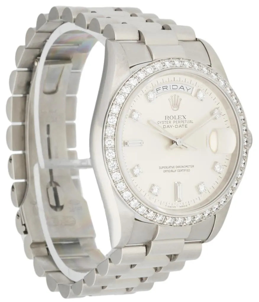 Rolex Day-Date Diamond Bezel - Hình 10