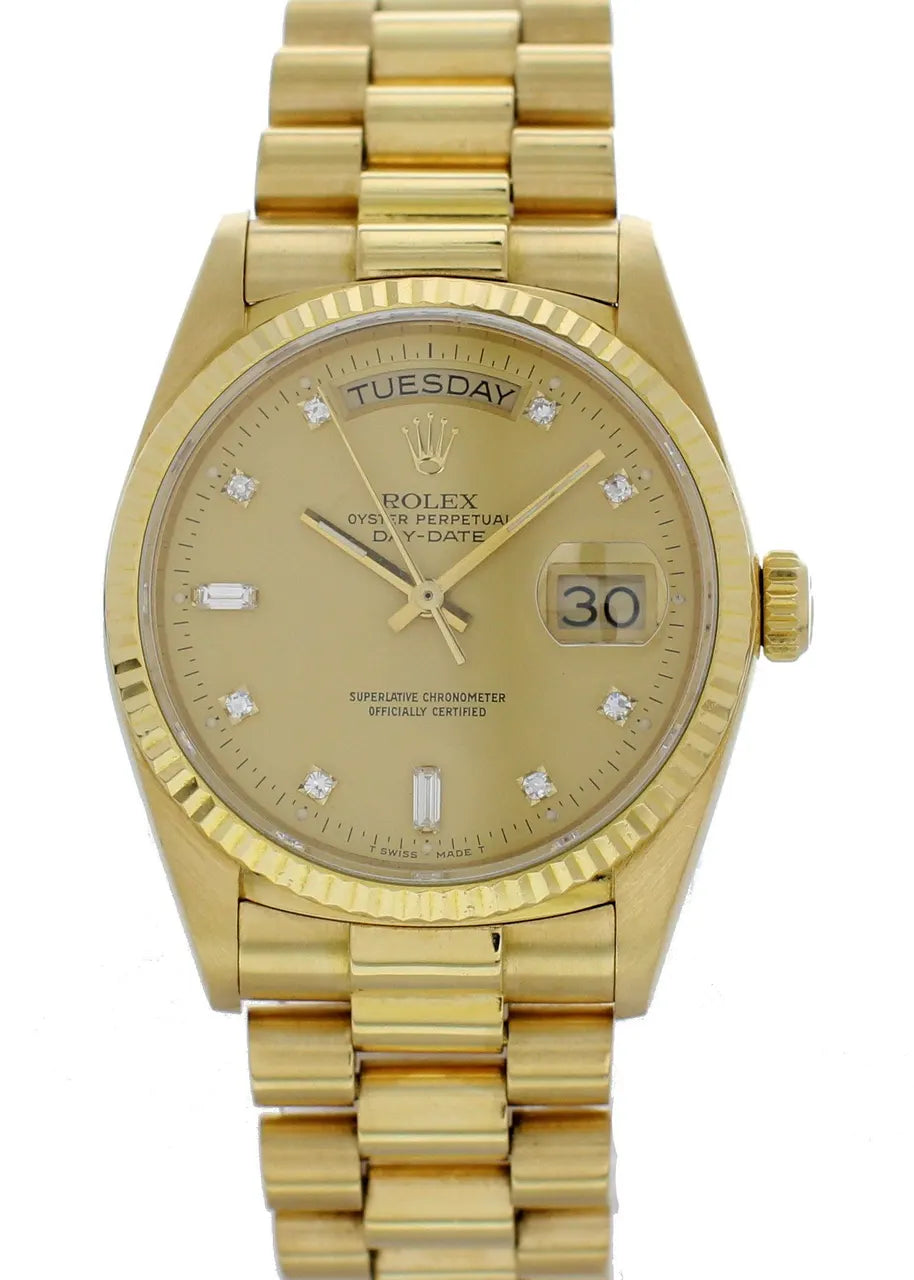 presidential Rolex Day-Date Gold Diamond Dial - Hình 2